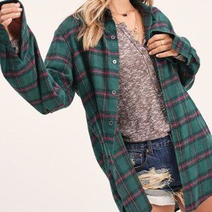 Evergreen Flannel Shirt NWT